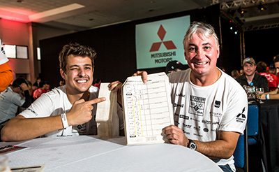 Amigos se reúnem para participar da prova - Ricardo Leizer / Mitsubishi