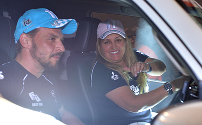 A piloto Sandra Dias já começou como ponteira na categoria (Michael Oliveira)