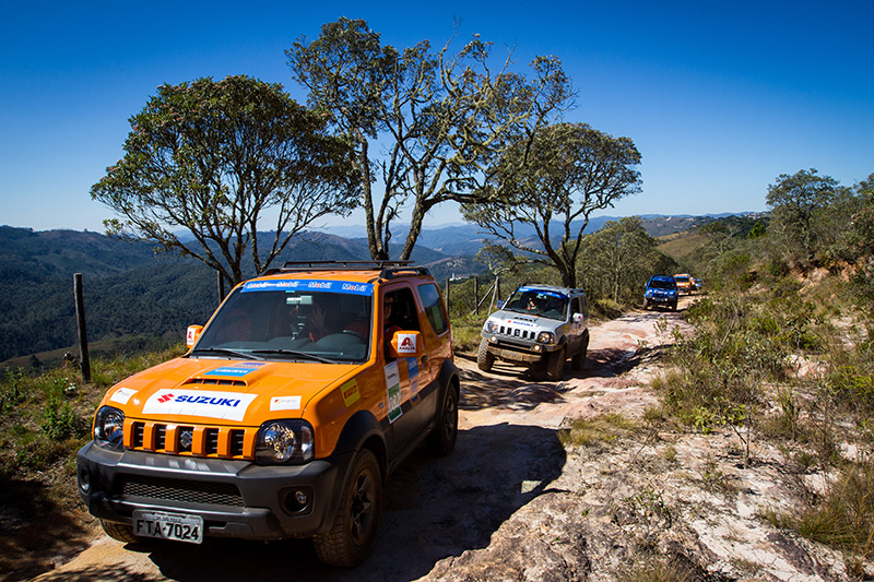 Suzuki Day é um passeio off-road a bordo dos veículos 4x4 da Suzuki
