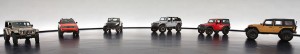 Jeep and  Mopar vehicles for the 47th annual Moab Easter Jeep Safari in Moab, Utah