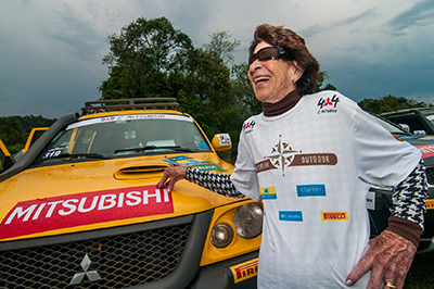 Alice Nicolau, de 87 anos: a participante ilustre do Mitsubishi Outdoor - Foto: Cadu Rolim/Mitsubishi