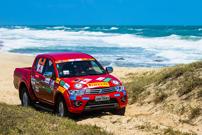 Provas prometem ter paisagens lindas - Foto: Tom Papp/Mitsubishi
