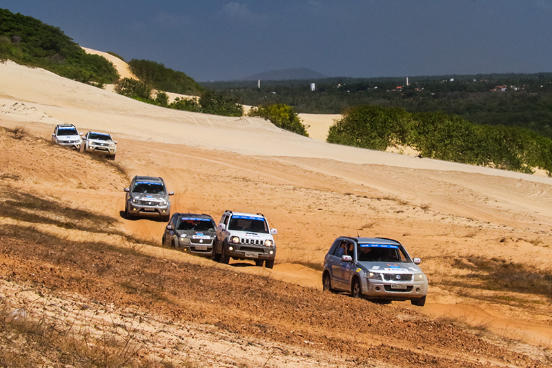 FamÃlias e amigos se divertiram durante o passeio - Foto: Cadu Rolim / Suzuki