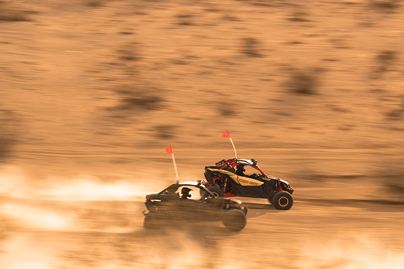z_Maverick X3 Xrs TURBO R Gold and Can-Am Red - Desert Group Riding 2_9908