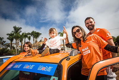 Famílias e amigos se reunirão para o passeio off-road