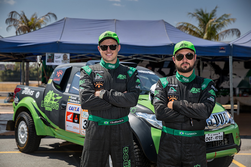 A dupla Flávio Lunardi e Fred Budtikevits foi vice campeão da Pró Brasil (Doni Castilho/DFOTOS)